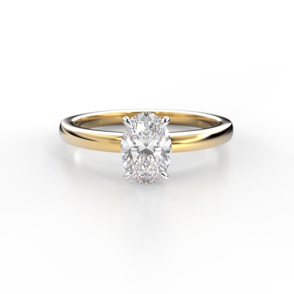 Timanttisormus Selena 0,70 ct - 14k keltakulta