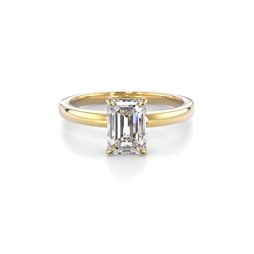 Festive Serena 1,00 ct timanttisormus keltakulta, etukuva