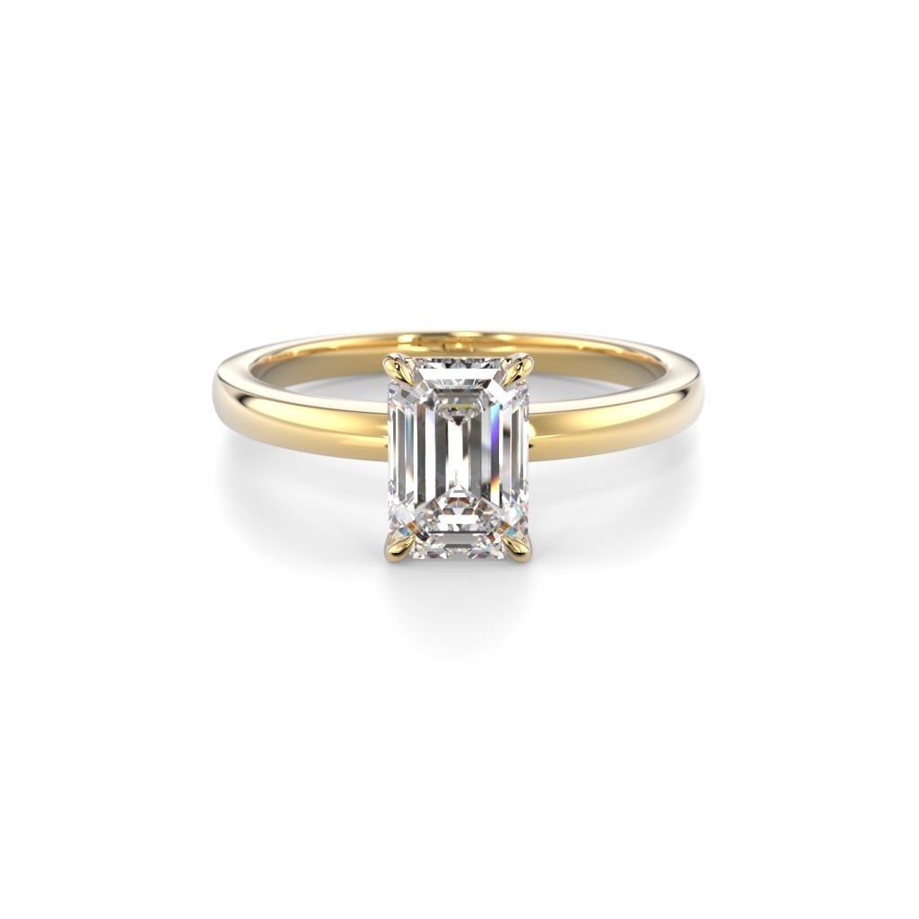 Festive Serena 1,00 ct timanttisormus keltakulta, etukuva