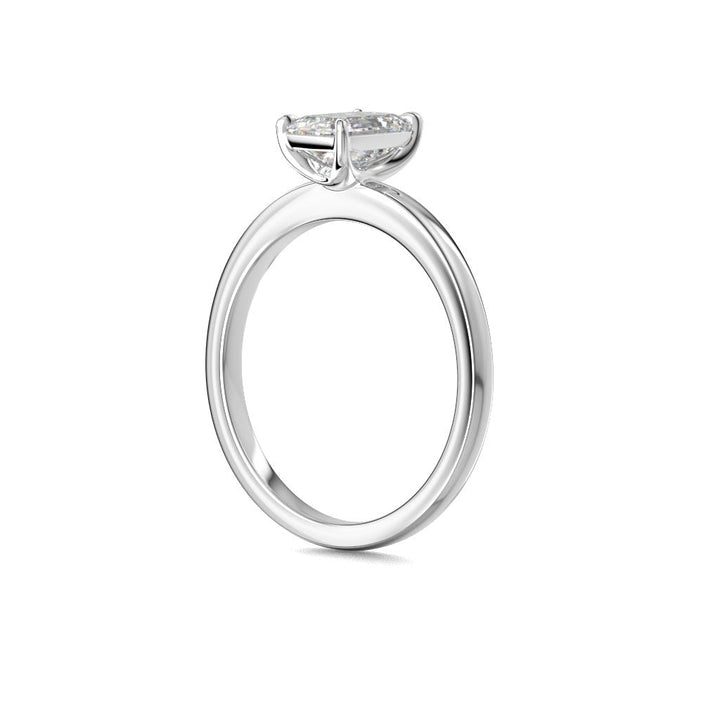 Festive Serena 1,00 ct timanttisormus valkokulta, sivukuva