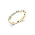 Festive Serena Band rivitimanttisormus 0,28 ct keltakulta
