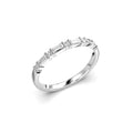 Festive Serena Band rivitimanttisormus 0,28 ct valkokulta