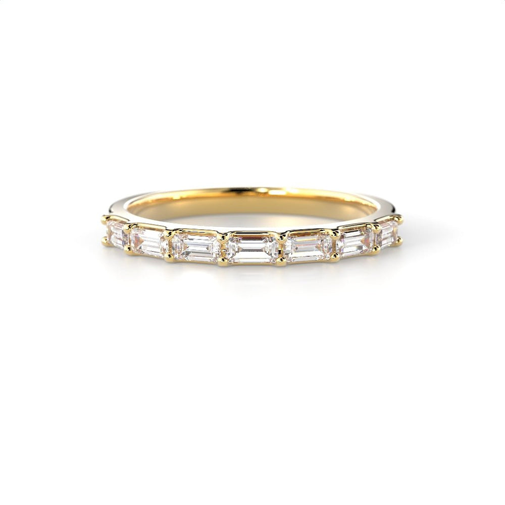 Festive Serena Band rivitimanttisormus 0,35 ct keltakulta edestä
