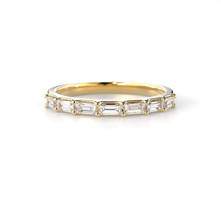 Festive Serena Band rivitimanttisormus 0,35 ct keltakulta edestä