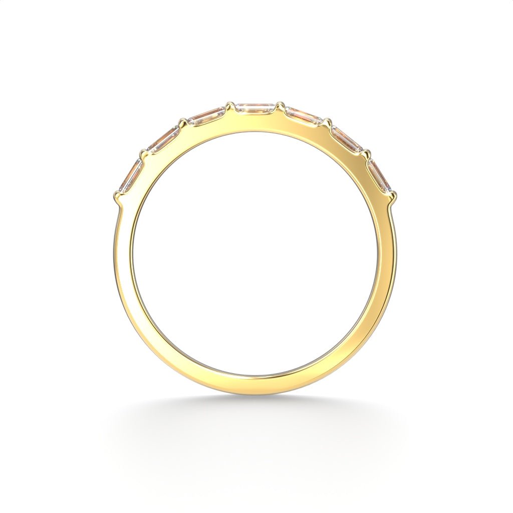Festive Serena Band rivitimanttisormus 0,35 ct keltakulta sivulta
