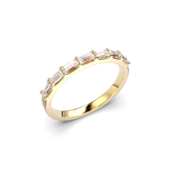 Festive Serena Band rivitimanttisormus 0,35 ct keltakulta
