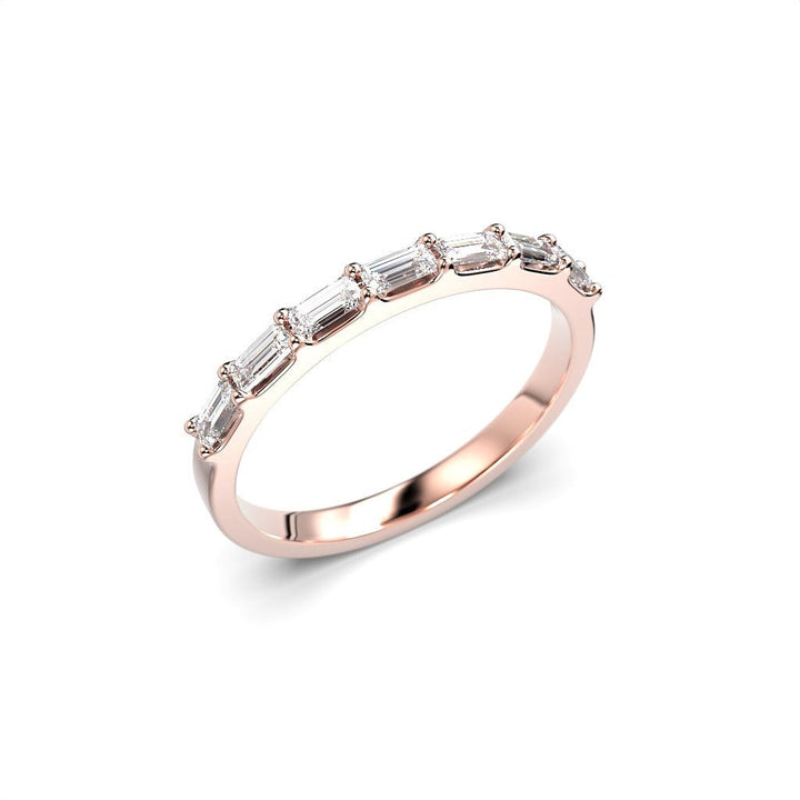 Festive Serena Band rivitimanttisormus 0,35 ct punakulta