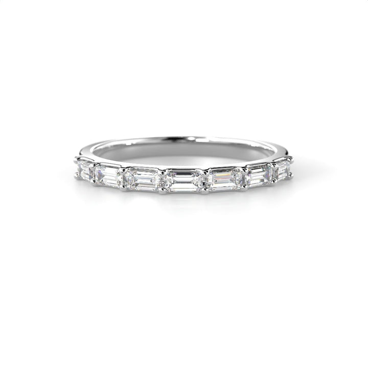 Festive Serena Band rivitimanttisormus 0,35 ct valkokulta edestä