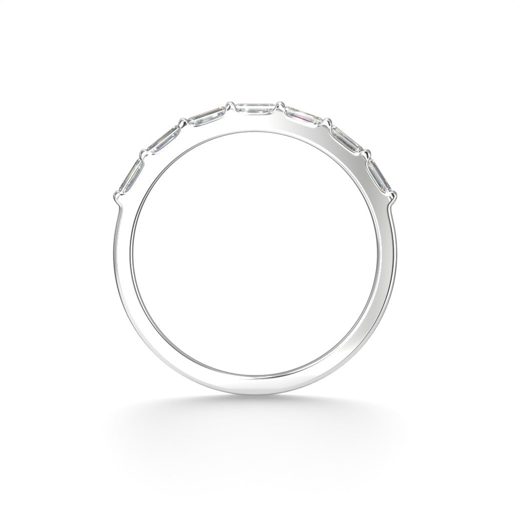 Festive Serena Band rivitimanttisormus 0,35 ct valkokulta sivulta