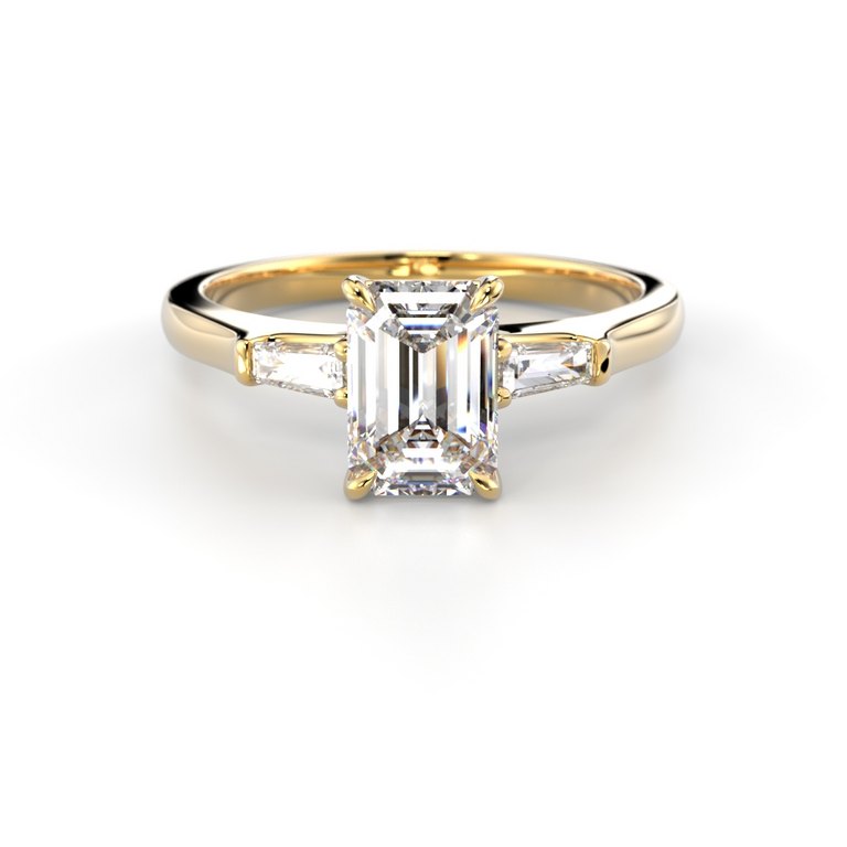 Festive Serena Trilogy 1,20 ct timanttisormus 757-120 keltakulta, etukuva