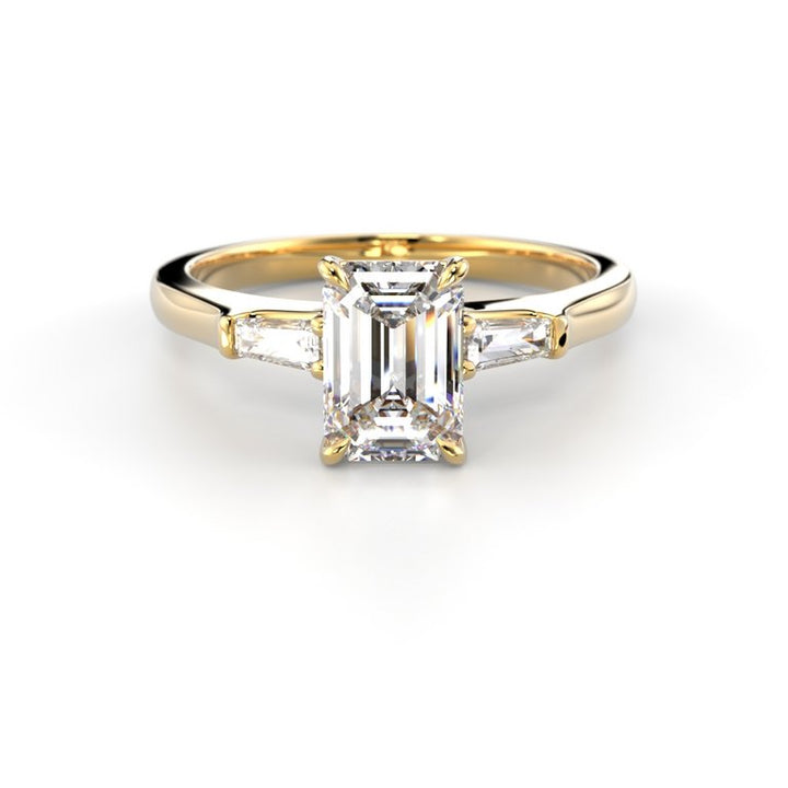 Festive Serena Trilogy 1,20 ct timanttisormus 757-120 keltakulta, etukuva