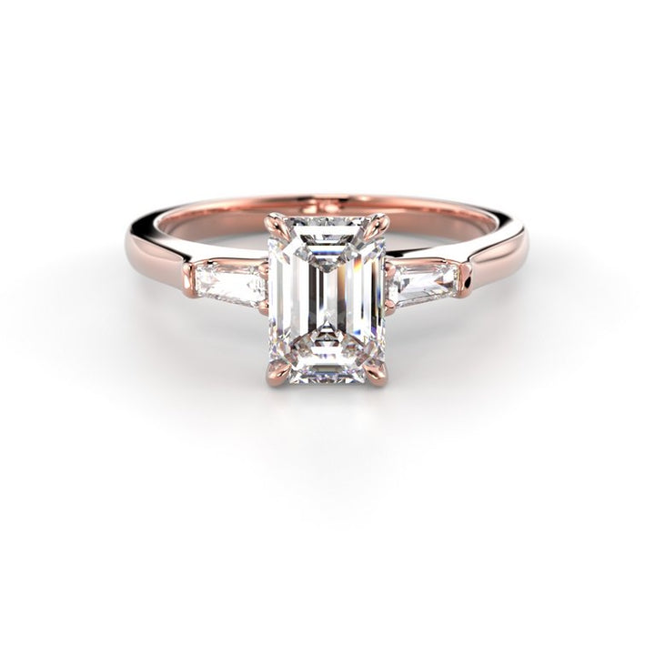 Festive Serena Trilogy 1,20 ct timanttisormus 757-120 punakulta, etukuva