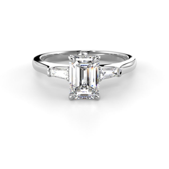 Festive Serena Trilogy 1,20 ct timanttisormus 757-120 valkokulta, etukuva