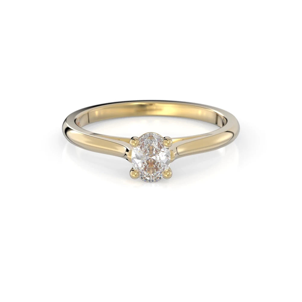Festive Sesilia 0,30 ct timanttisormus keltakulta – tuotekuva 3