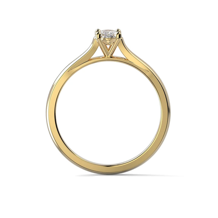 Festive Sesilia 0,30 ct timanttisormus keltakulta – tuotekuva 4