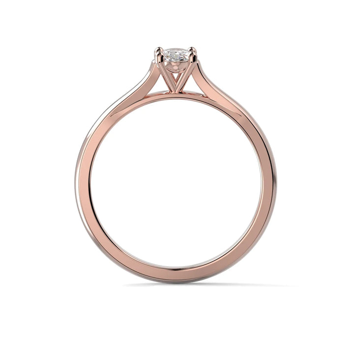 Festive Sesilia 0,30 ct timanttisormus punakulta – tuotekuva 4