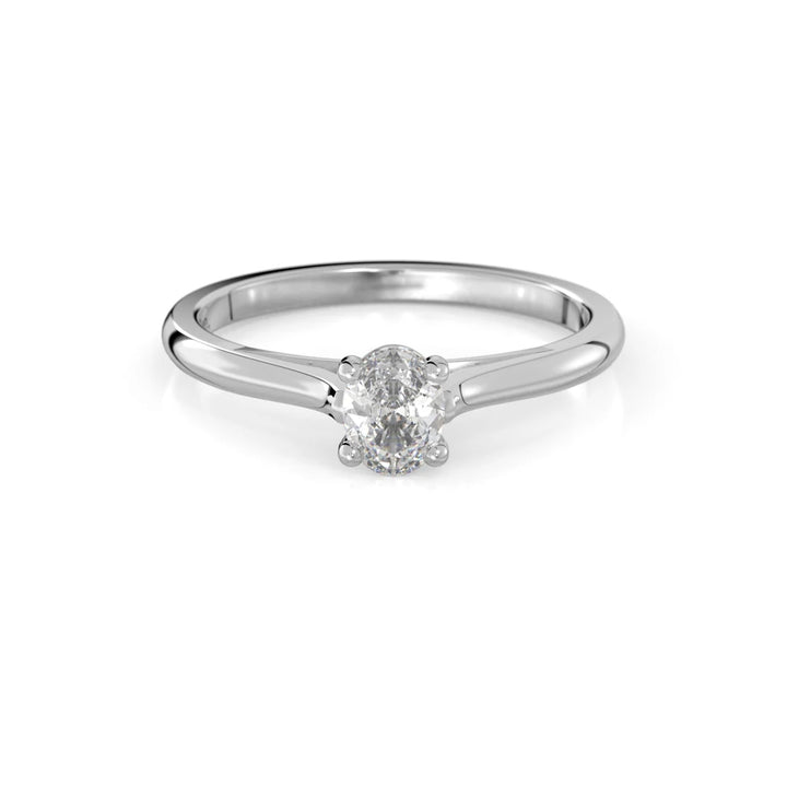 Festive Sesilia 0,30 ct timanttisormus valkokulta – tuotekuva 3
