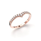 Festive Juliette Side 0,15ct timanttisormus punakulta 731-015