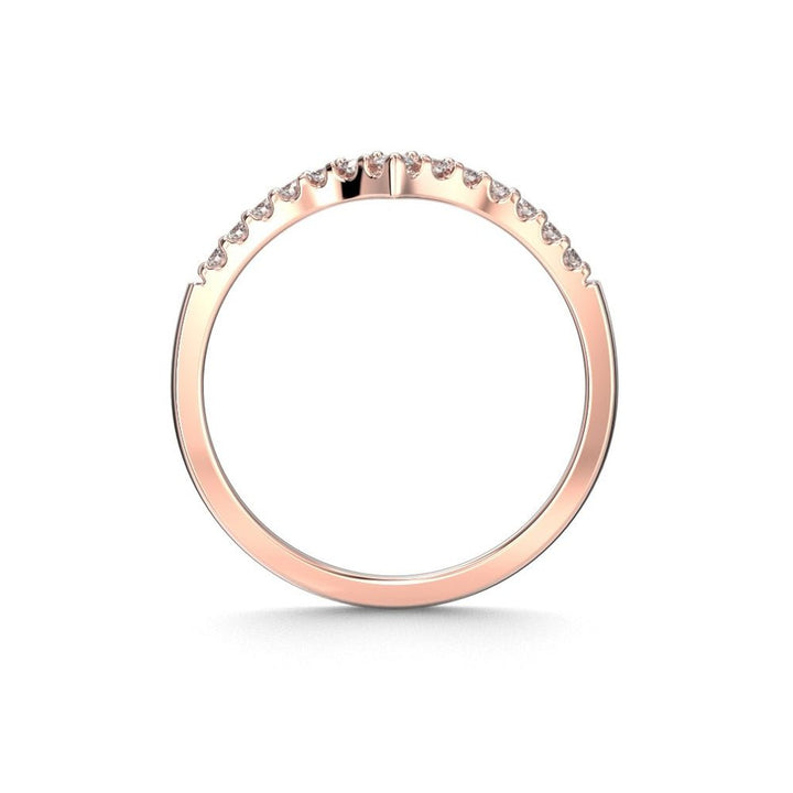 Festive Juliette Side 0,15ct timanttisormus punakulta 731-015 – tuotekuva 3
