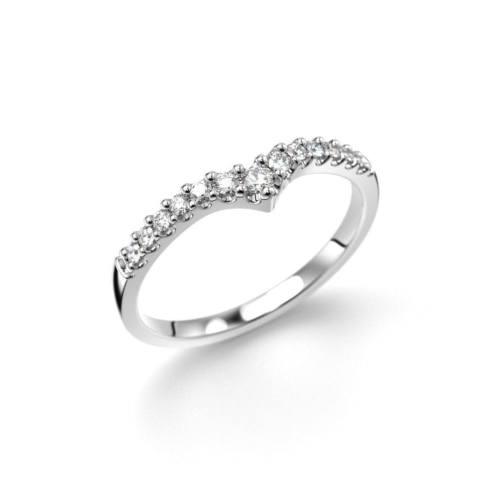 Festive Juliette Side 0,15ct timanttisormus valkokulta 731-015 – tuotekuva