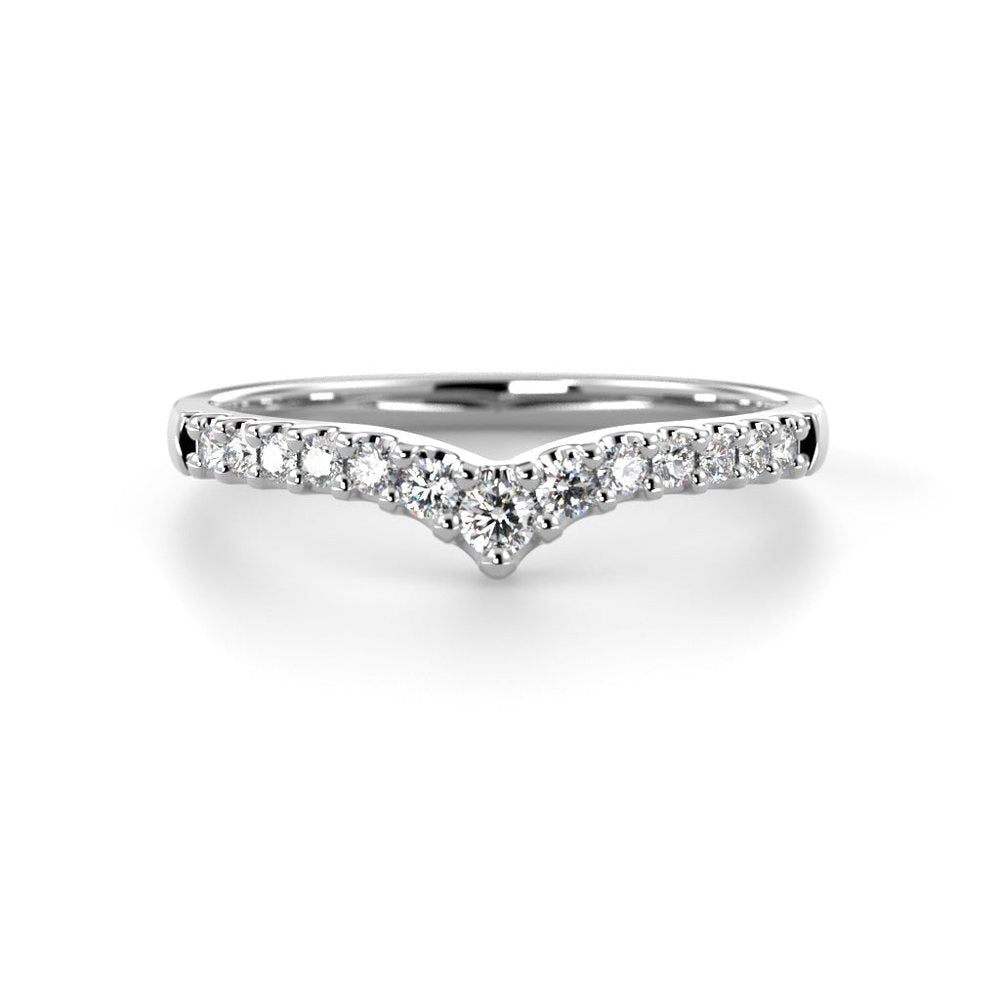 Festive Juliette Side 0,15ct timanttisormus valkokulta 731-015 – tuotekuva 2