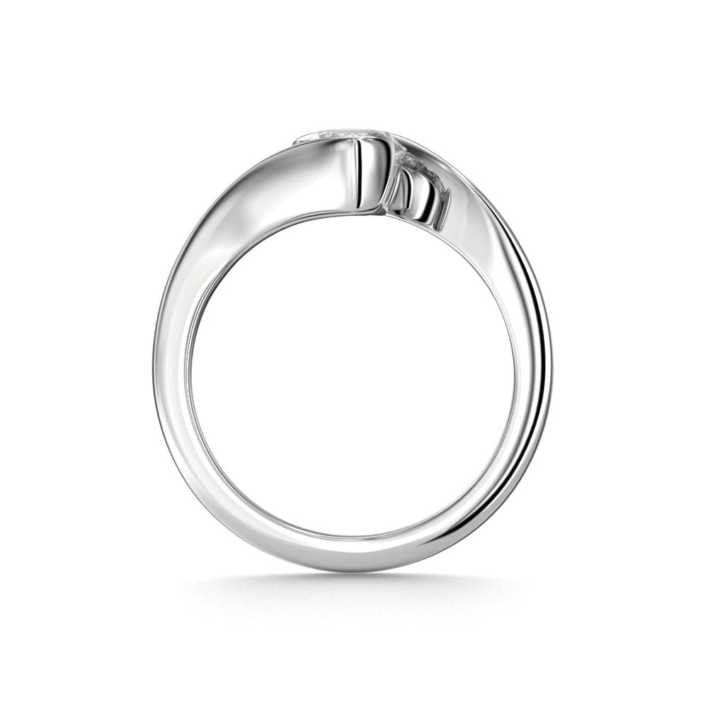 Festive Auréa Pear 1,00 ct timanttisormus valkokulta 790-100 – tuotekuva 4