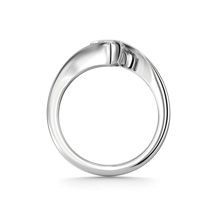 Festive Auréa Pear 1,00 ct timanttisormus valkokulta 790-100 – tuotekuva 4