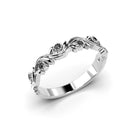 Festive Feeniks Siro Black 0,06 ct timanttisormus valkokulta