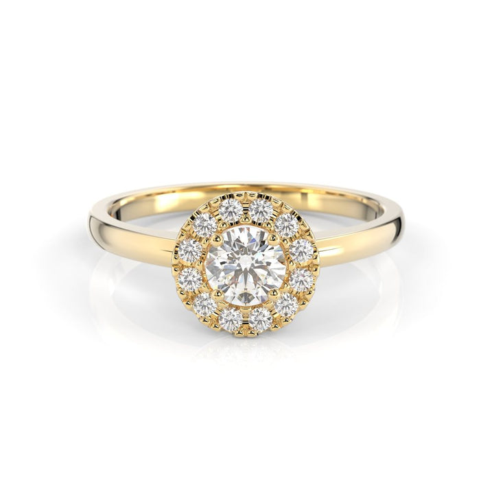 Festive Isabella 0,42 ct timanttisormus keltakulta 594-042 – tuotekuva 2