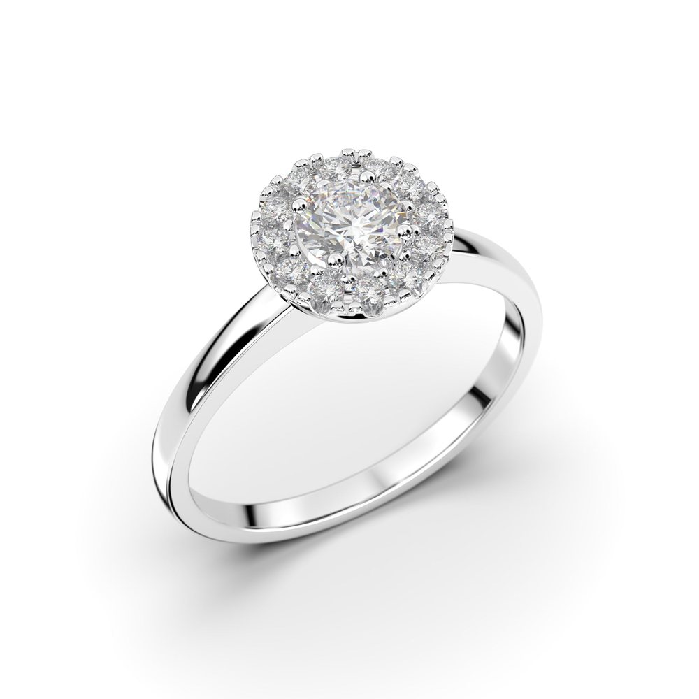 Festive Isabella 0,42 ct timanttisormus valkokulta 594-042 – tuotekuva