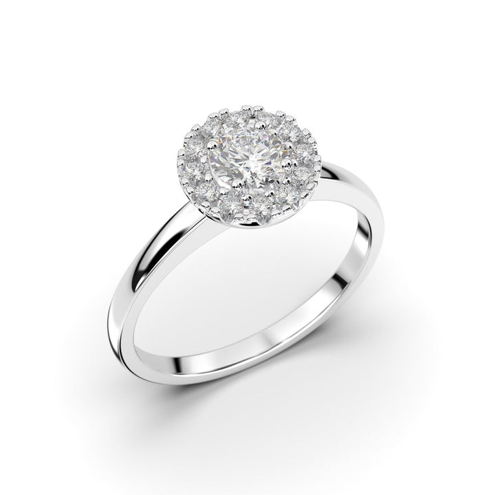 Festive Isabella 0,42 ct timanttisormus valkokulta 594-042 – tuotekuva