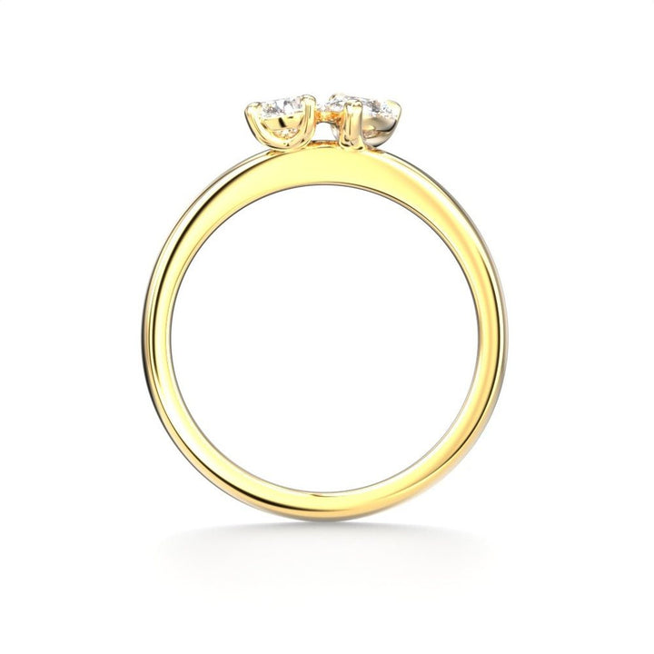 Festive Mila Petite 0,60 ct timanttisormus keltakulta 791-060 – tuotekuva 3
