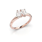 Festive Mila Petite 0,60 ct timanttisormus punakulta 791-060