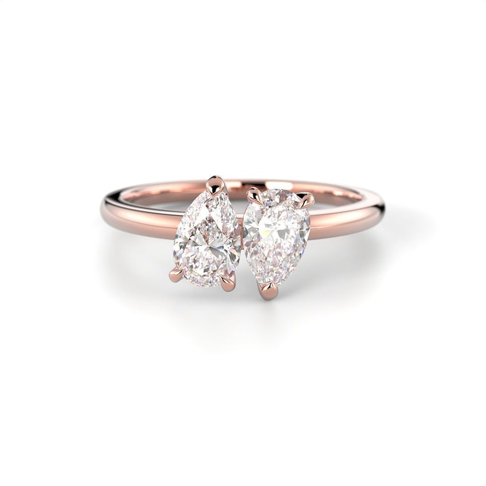 Festive Mila Petite 0,60 ct timanttisormus punakulta 791-060 – tuotekuva 2