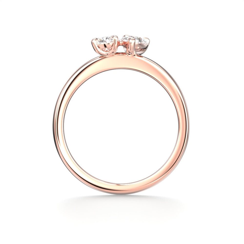 Festive Mila Petite 0,60 ct timanttisormus punakulta 791-060 – tuotekuva 3