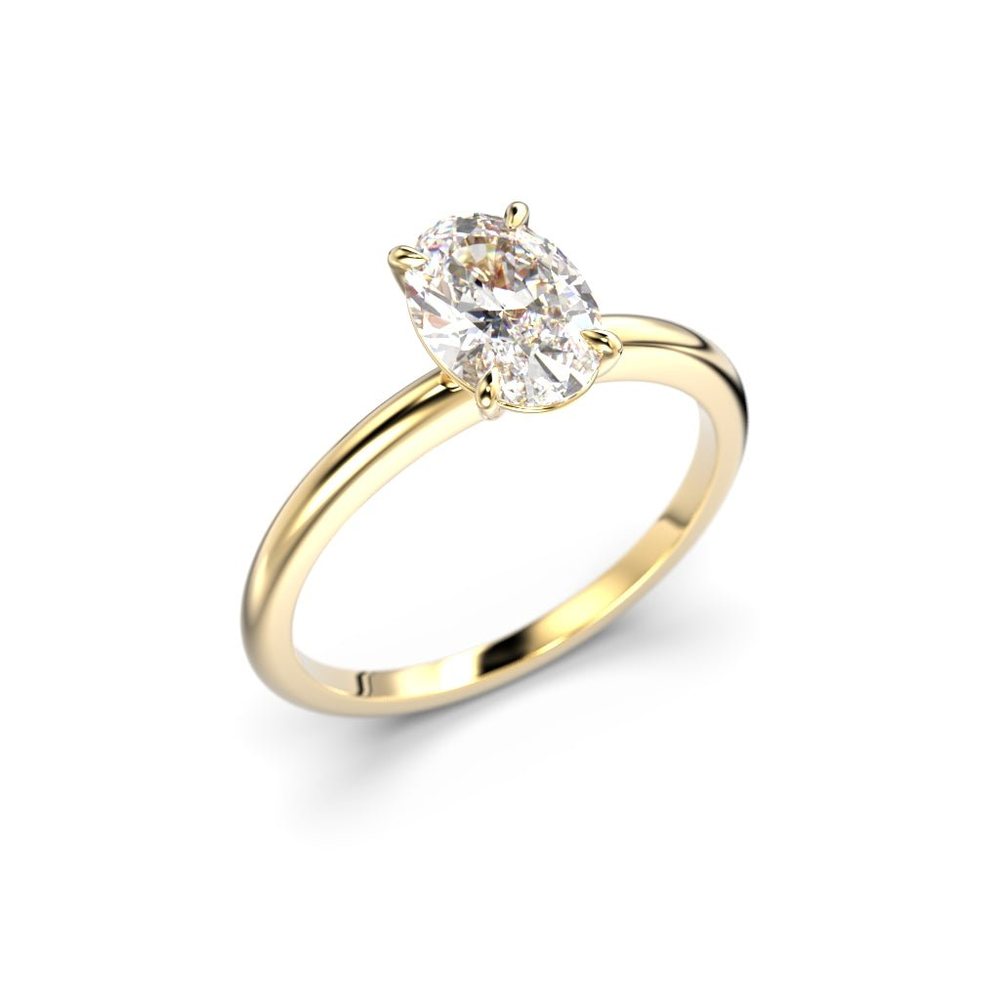 Festive Selena Light 1,00 ct timanttisormus keltakulta 784-100 – tuotekuva