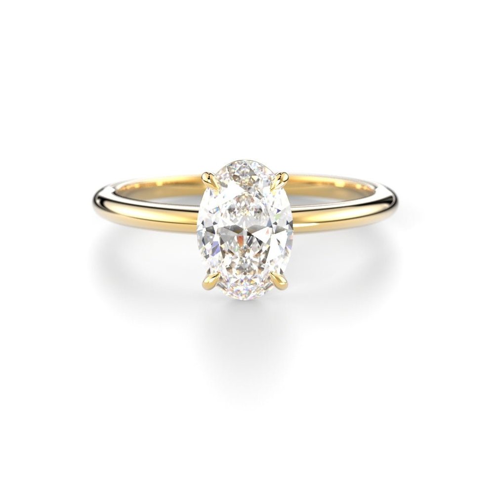 Festive Selena Light 1,00 ct timanttisormus keltakulta 784-100 – tuotekuva 2