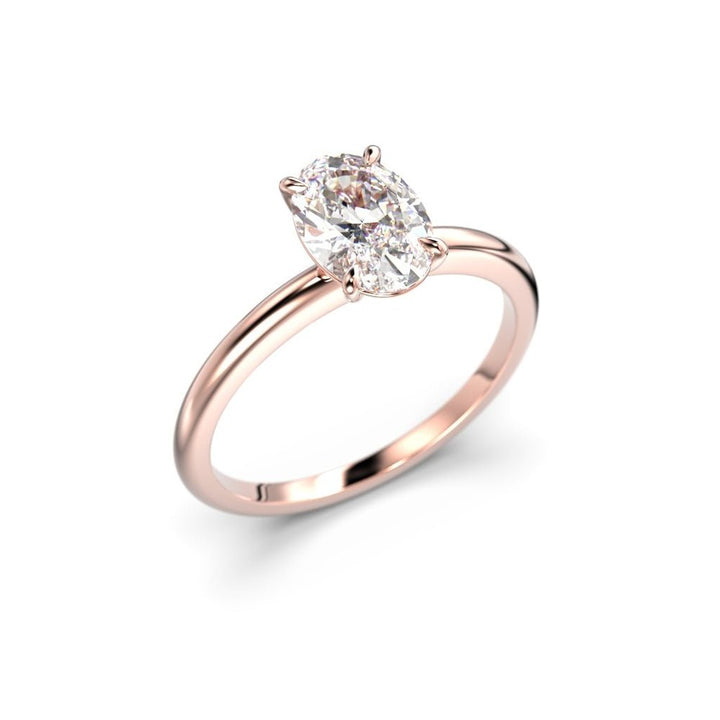 Festive Selena Light 1,00 ct timanttisormus punakulta 784-100 – tuotekuva