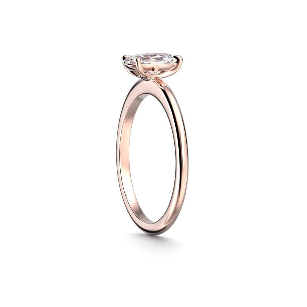 Festive Selena Light 1,00 ct timanttisormus punakulta 784-100 – tuotekuva 4