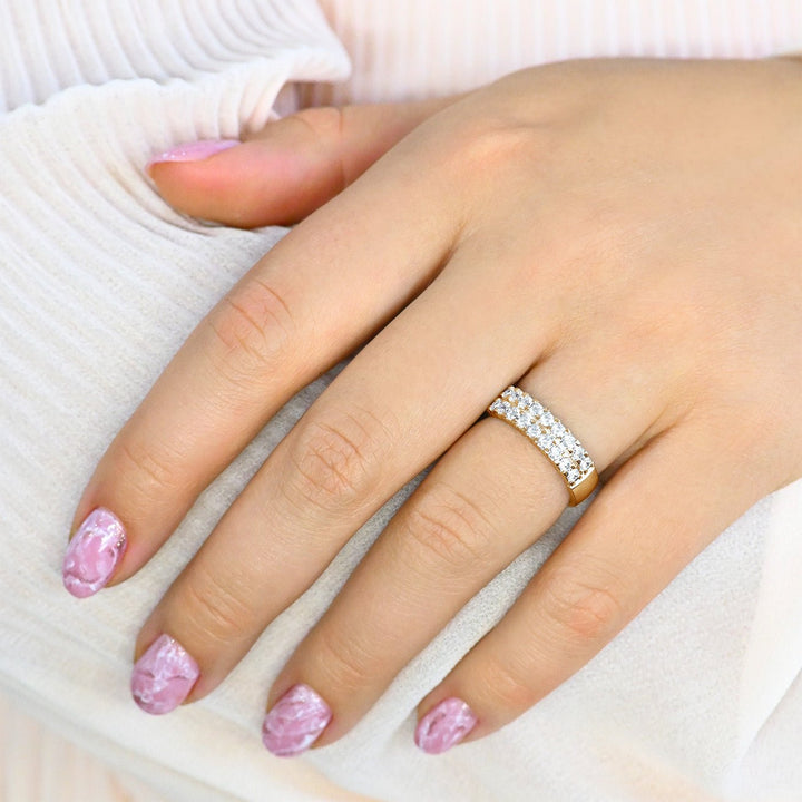 Timanttisormus Sophia Double 0,54 ct - 14k keltakulta