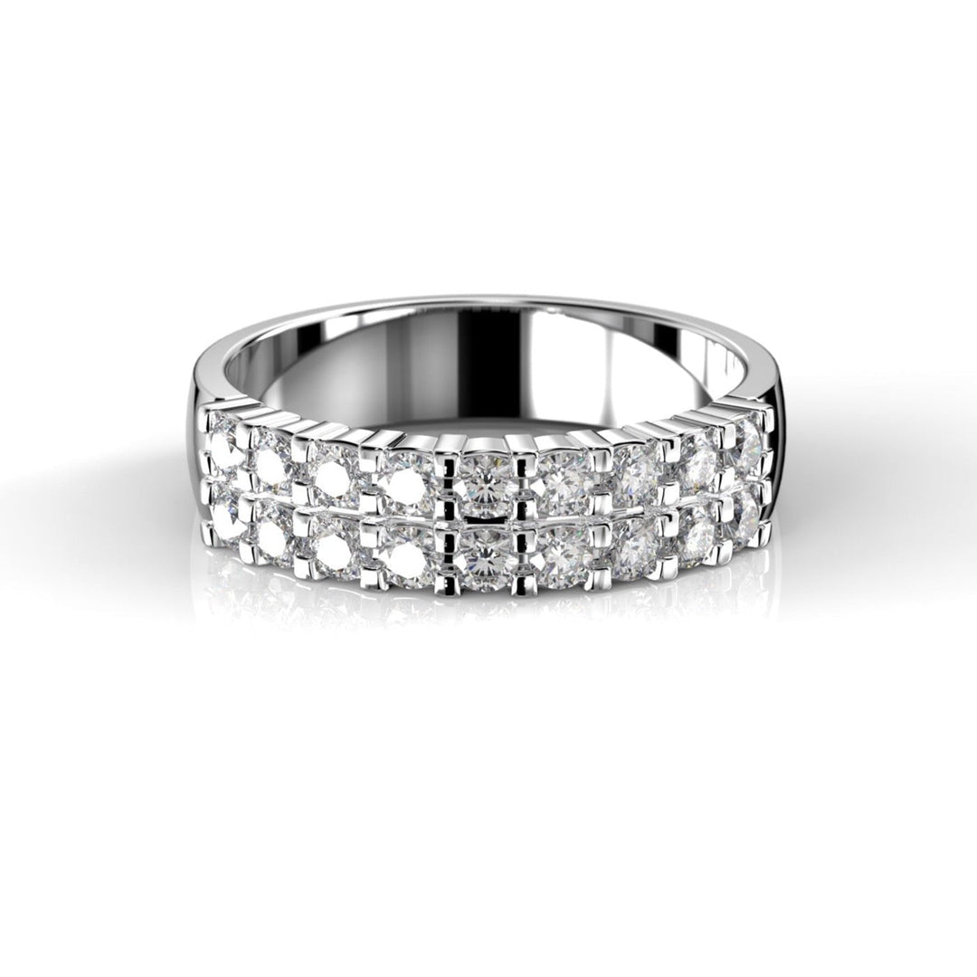 Timanttisormus Sophia Double 0,54 ct - 14k valkokulta
