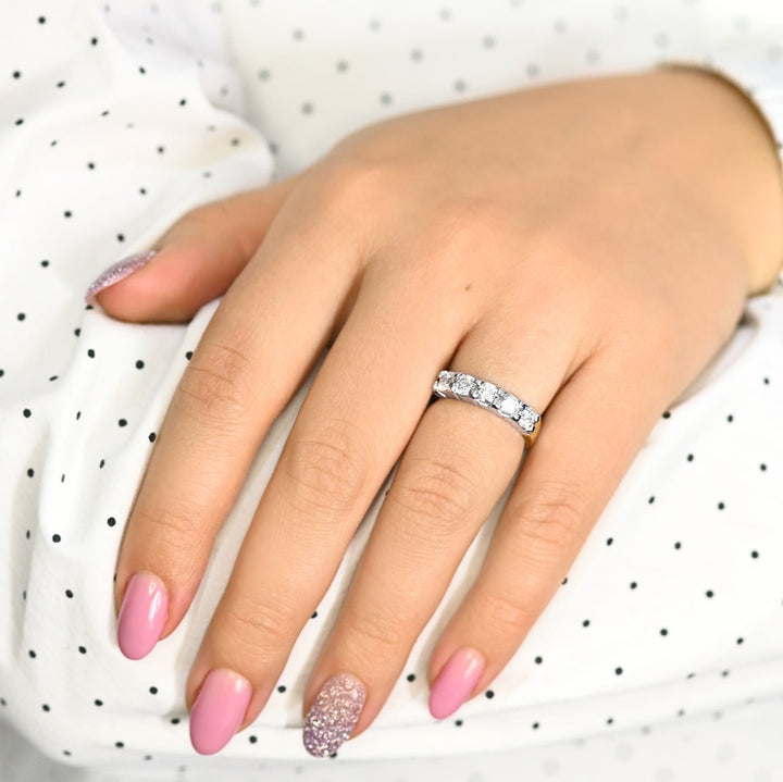 Timanttisormus Sophia 1,00 ct - 14k kelta ja valkokulta