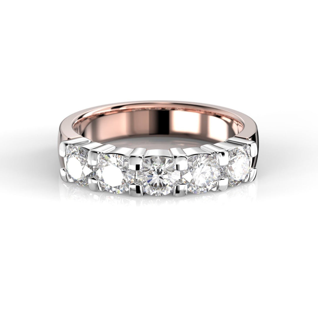 Timanttisormus Sophia 1,00 ct - 14k puna ja valkokulta
