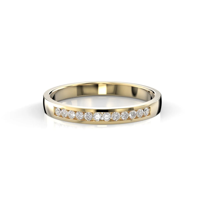 Festive Venice 0,12 ct timanttisormus keltakulta – tuotekuva 3