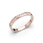 Festive Venice 0,12 ct timanttisormus punakulta