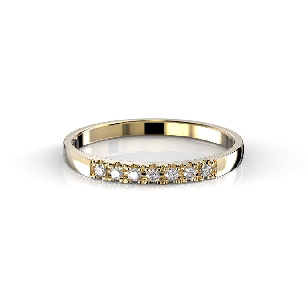 Timanttisormus Victoria 0,07 ct - 14k keltakulta
