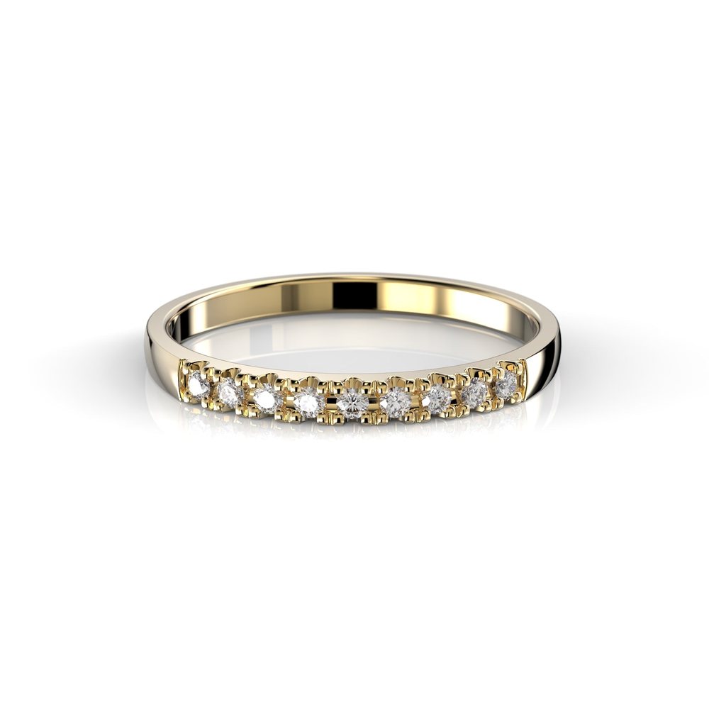 Timanttisormus Victoria 0,09 ct - 14k keltakulta