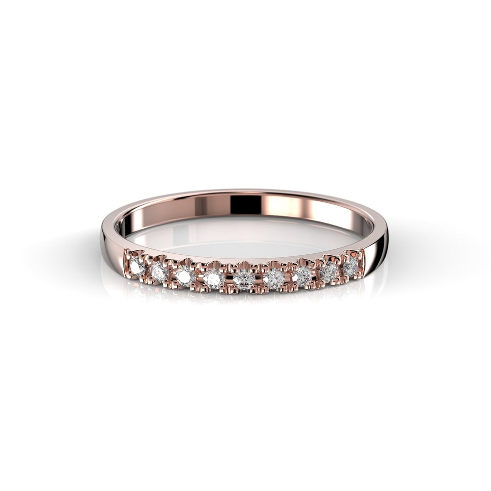Timanttisormus Victoria 0,09 ct - 14k punakulta