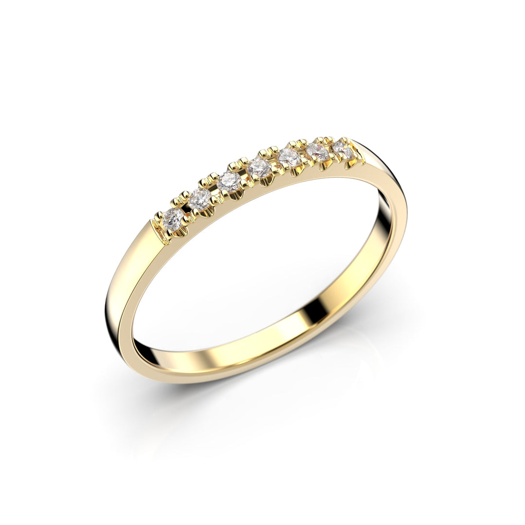 Festive Victoria 433-007 0,07 ct timanttisormus keltakulta