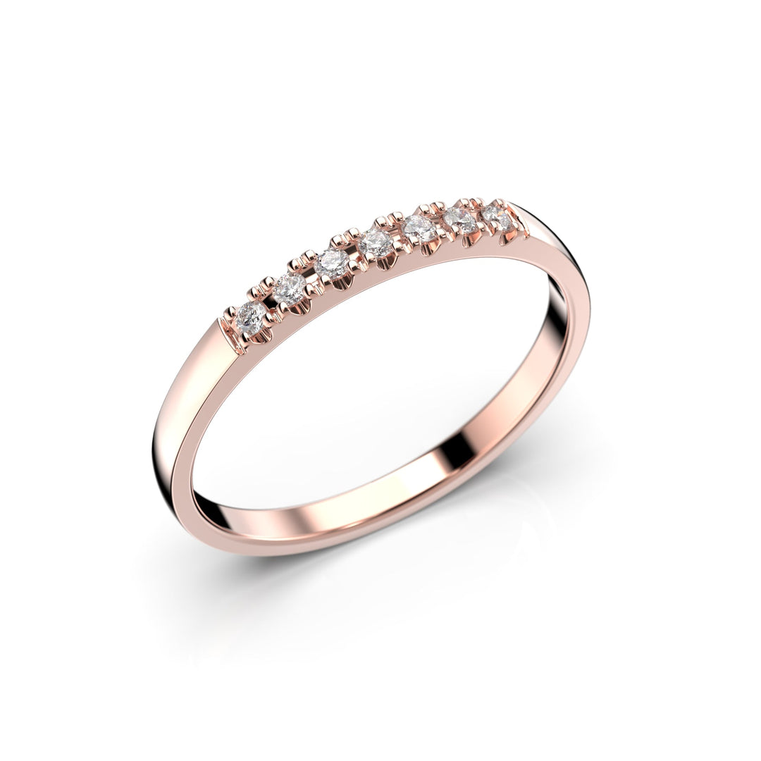 Festive Victoria 433-007 0,07 ct timanttisormus punakulta